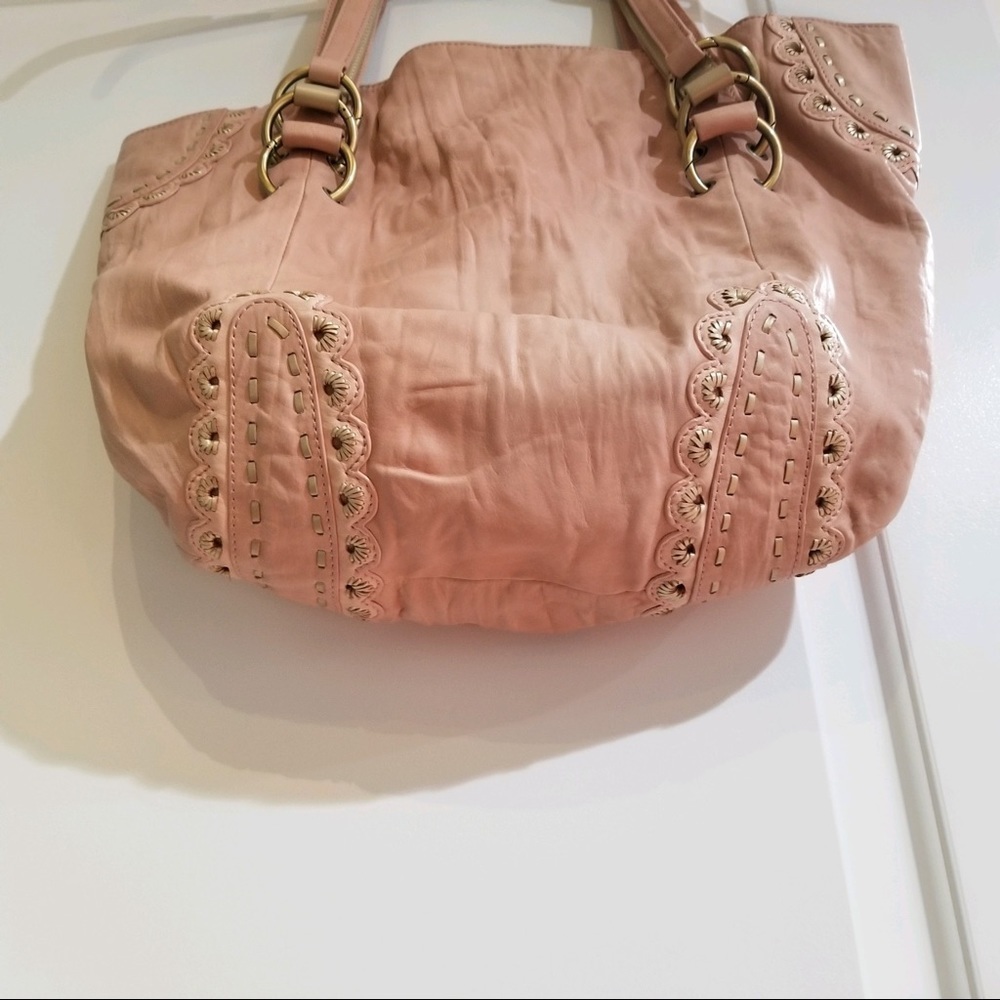 Sabrina Scala Satchel Leather Handbag - Picture 13 of 13